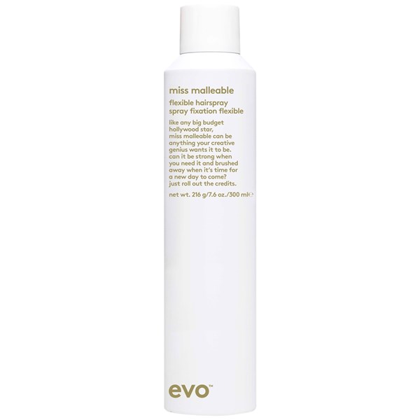 evo miss malleable flexible hairspray 7.6oz